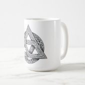 Mug symbole celtique, nœud de la trinité (Devant droit)