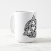 Mug symbole celtique, nœud de la trinité (Devant gauche)
