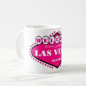 Mug SYMBOLE CHAUD PINK Las Vegas (Devant gauche)