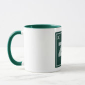 Mug Symbole chimique de l'élément de zinc chimie formu (Gauche)