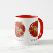 Mug Symbole chinois de singe Zodiaque Horoscope Conste (Devant droit)
