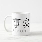 Mug Symbole chinois pour la vérité (Gauche)