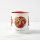 Mug Symbole chinois Zodiac Horoscope Constellation (Centre)
