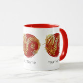 Mug Symbole chinois Zodiac Horoscope Constellation (Devant droit)