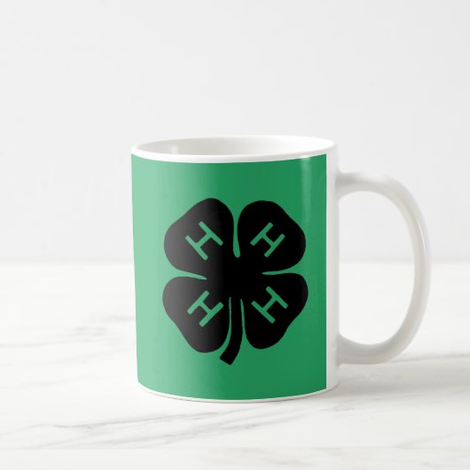 Mug Symbole : club 4-H (Droite)