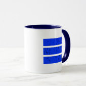 Mug Symbole cool 3 lignes | Uniformité et harmonie col (Devant droit)