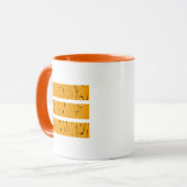 Mug Symbole cool 3 lignes | Uniformité et harmonie col (Devant gauche)
