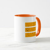 Mug Symbole cool 3 lignes | Uniformité et harmonie col (Devant droit)