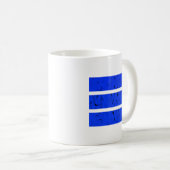 Mug Symbole cool 3 lignes | Uniformité et harmonie col (Devant droit)