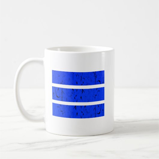 Mug Symbole cool 3 lignes | Uniformité et harmonie col (Gauche)