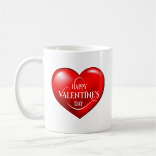 Mug Symbole d'amour rouge 3d en forme de coeur-50420