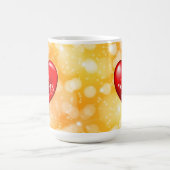 Mug Symbole d'amour rouge 3d en forme de coeur-50420 (Centre)
