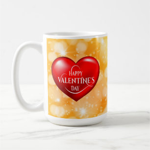 Mug Symbole d'amour rouge 3d en forme de coeur-50420