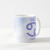 Mug Symbole d'astrologie du cancer (Devant droit)
