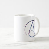 Mug Symbole d'athée de l'espace (Devant droit)