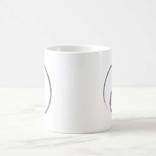 Mug Symbole d'athée de l'espace (Centre)
