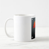 Mug Symbole d'avertissement de radiation Panneau métal (Gauche)