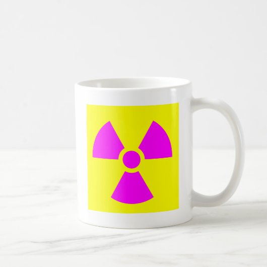 Mug Symbole d'avertissement de rayonnement (Droite)