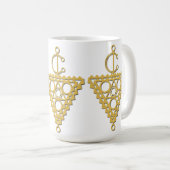 Mug Symbole de bijoux en or amazigh (Devant droit)