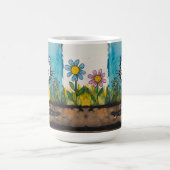 Mug Symbole de chat amusant Phrase Cute Cartoon (Centre)