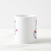 Mug Symbole de chat mignon en amour main-57577 (Centre)