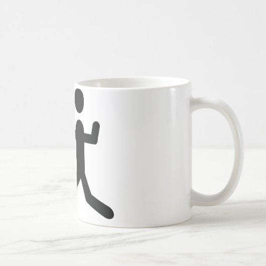 Mug symbole de clôture noire (Droite)