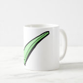 Mug Symbole de coche verte (Devant droit)