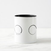 Mug Symbole de coeurs d'infini (Centre)
