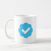 Mug Symbole de compte vérifié (Gauche)