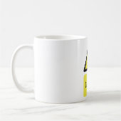 Mug Symbole de danger jaune (Gauche)