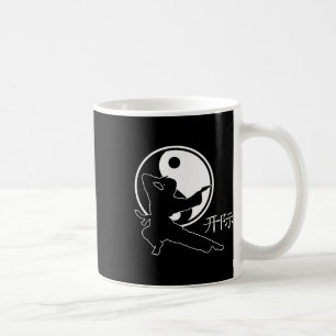 Mug Symbole de danse des arts martiaux Karate Kick Fig