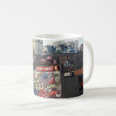 Mug Symbole de Dubuque, Iowa avec drapeau américain (Devant droit)