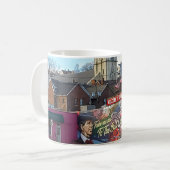 Mug Symbole de Dubuque, Iowa avec drapeau américain (Devant gauche)