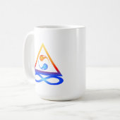 Mug Symbole de flamme Love-Twin - (Devant gauche)