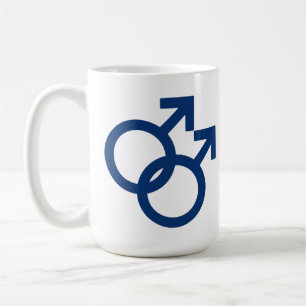 Mug Symbole de genre des hommes gays MLM