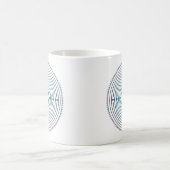 Mug Symbole de géométrie sacrée - Chartres Labyrinthe  (Centre)