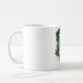 Mug Symbole de graffiti à lanterne verte (Gauche)