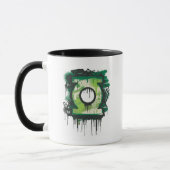 Mug Symbole de graffiti à lanterne verte (Gauche)