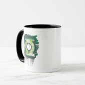 Mug Symbole de graffiti à lanterne verte (Devant gauche)