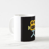 Mug Symbole de la caméra vidéo (Devant gauche)
