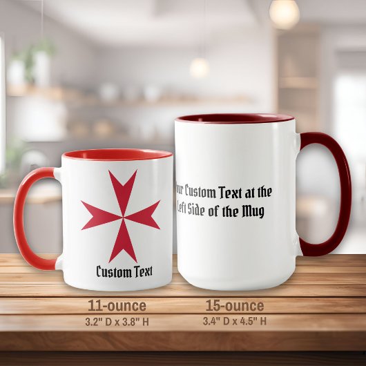 Mug Symbole de la Croix de Malte
