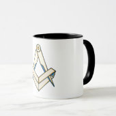 Mug symbole de la franc-maçonnerie origami (Devant droit)