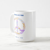 Mug SYMBOLE DE LA JOURNÉE DE LA Paix MONDIALE (Devant gauche)