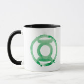 Mug Symbole de la lanterne de café - Vert (Gauche)