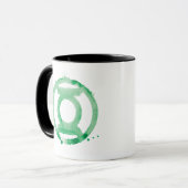 Mug Symbole de la lanterne de café - Vert (Devant gauche)