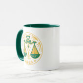 Mug Symbole de la Libra du Zodiaque (Devant gauche)