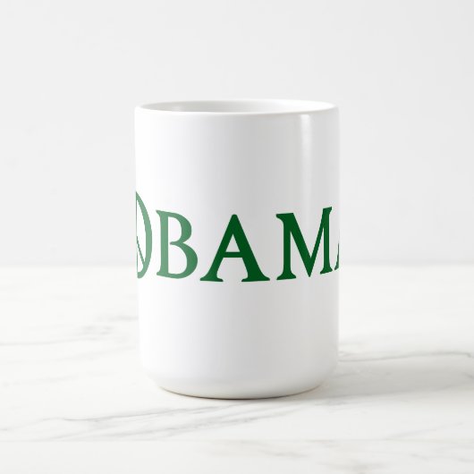 Mug SYMBOLE DE LA PAIX D'Obama (Centre)