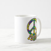 Mug Symbole de la paix hippie (Devant droit)
