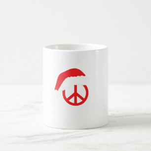 Mug SYMBOLE DE LA PAIX père Noël Ho Ho Ho Ho avec Sant