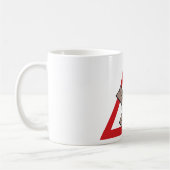 Mug Symbole de la route d'avertissement de noeud de tr (Gauche)